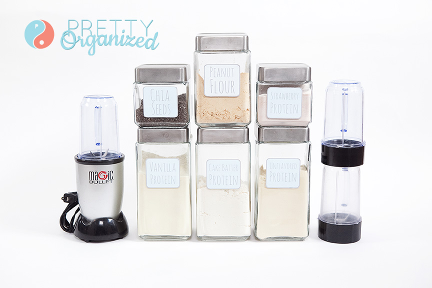 Free Printable Labels, Protein Shake Station